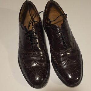 Mens Rockport Dressport Dark Brown Leather Oxfords